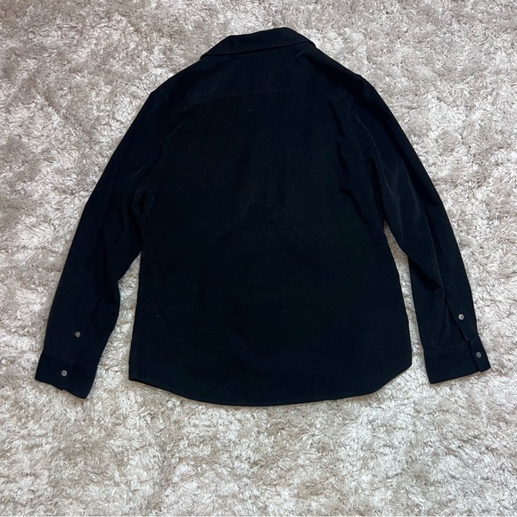 Tommy Bahama Live The Island🌴Life Black Corduroy LongSleeve Button Down - Picture 3 of 8